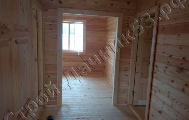 4 Брусовой дом 10×9, 90 м², Калужская область, Деревня Лихун (6)